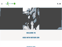 Tablet Screenshot of kidswithautismcan.org